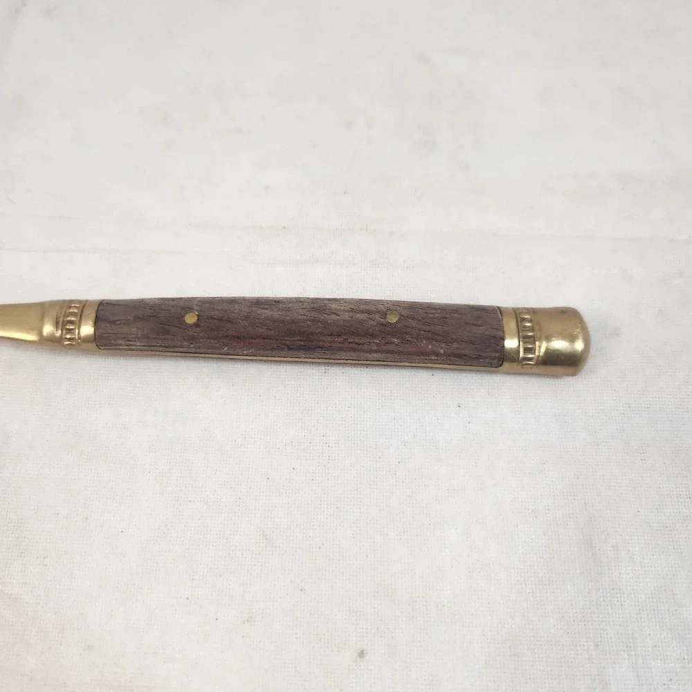 Pottery Barn antique‎ bronze rosewood flatware Table Spoon thailand